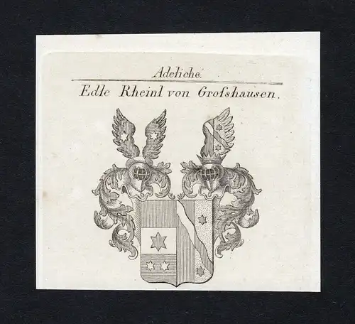 Edle Rheinl von Grofshausen - Rheinl Grofshausen Wappen Adel coat of arms heraldry Heraldik