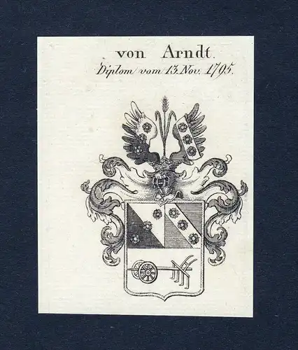 Von Arndt - Arndt Wappen Adel coat of arms heraldry Heraldik