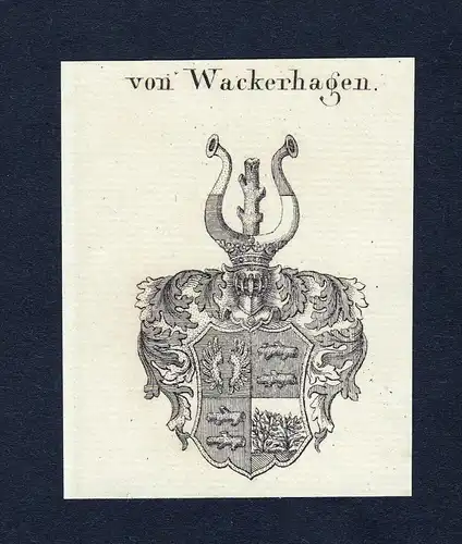 Von Wackerhagen - Wackerhagen Wappen Adel coat of arms heraldry Heraldik