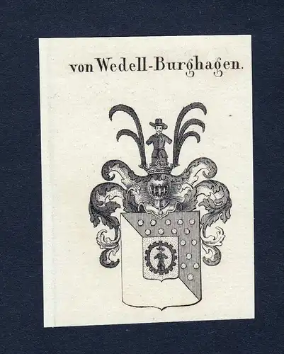 Von Wedell-Burghagen - Wedell-Burghagen Wappen Adel coat of arms heraldry Heraldik