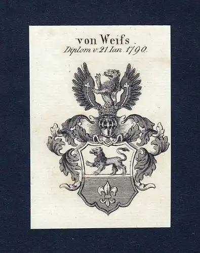 Von Weifs - Weifs Wappen Adel coat of arms heraldry Heraldik