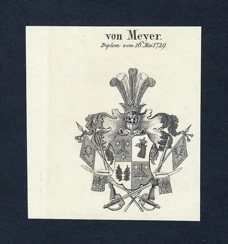 Von Meyer - Meyer Wappen Adel coat of arms heraldry Heraldik