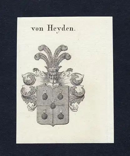 Von Heyden - Heyden Wappen Adel coat of arms heraldry Heraldik