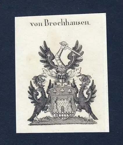 Von Brochhausen - Brochhausen Wappen Adel coat of arms heraldry Heraldik