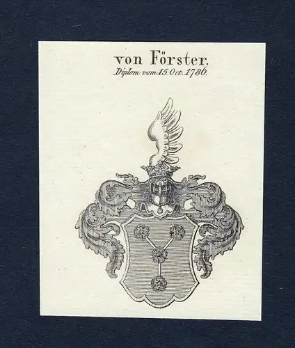 Von Förster - Förster Wappen Adel coat of arms heraldry Heraldik