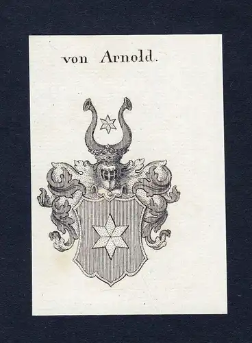 Von Arnold - Arnold Wappen Adel coat of arms heraldry Heraldik