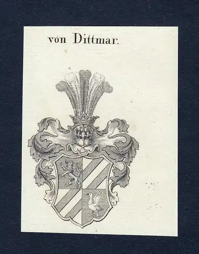 Von Dittmar - Dittmar Wappen Adel coat of arms heraldry Heraldik