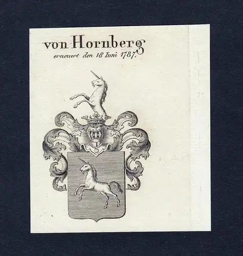 Von Hornberg - Hornberg Wappen Adel coat of arms heraldry Heraldik