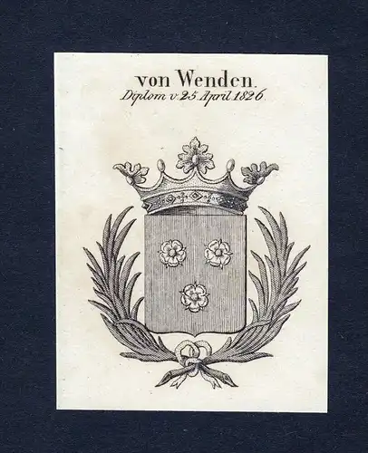 Von Wenden - Wenden Wappen Adel coat of arms heraldry Heraldik