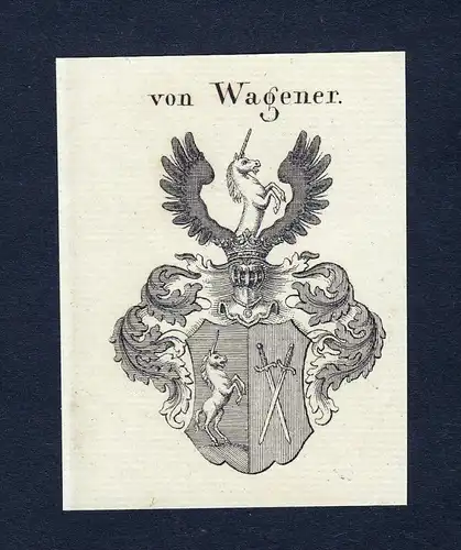 Von Wagener - Wagener Wappen Adel coat of arms heraldry Heraldik