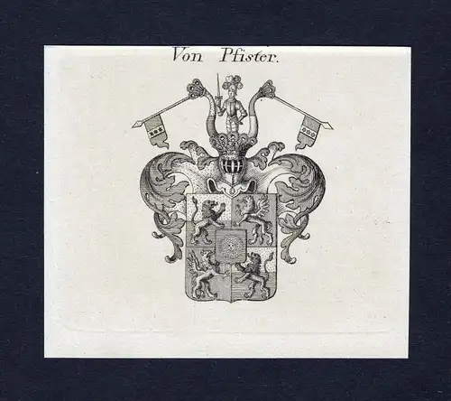 Von Pfister - Pfister Wappen Adel coat of arms heraldry Heraldik