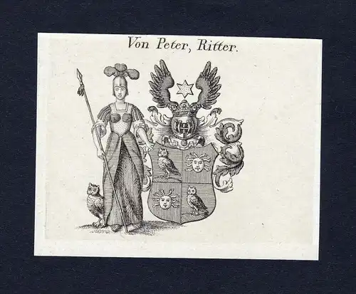 Von Peter, Ritter - Peter Wappen Adel coat of arms heraldry Heraldik