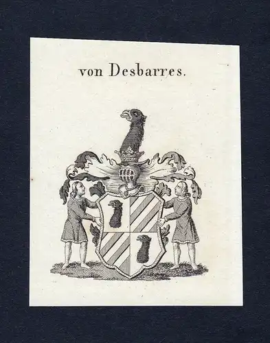 Von Desbarres - Desbarres Wappen Adel coat of arms heraldry Heraldik