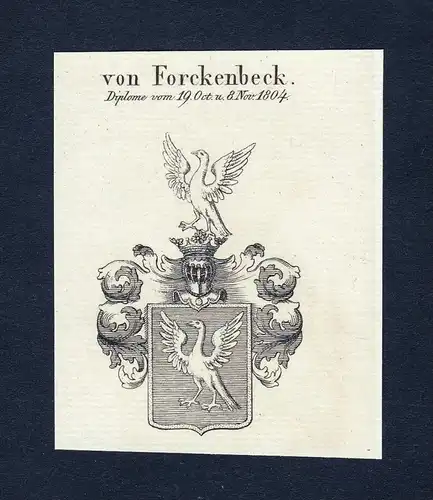 Von Forckenbeck - Forckenbeck Wappen Adel coat of arms heraldry Heraldik