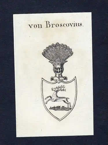Von Broscovius - Broscovius Wappen Adel coat of arms heraldry Heraldik