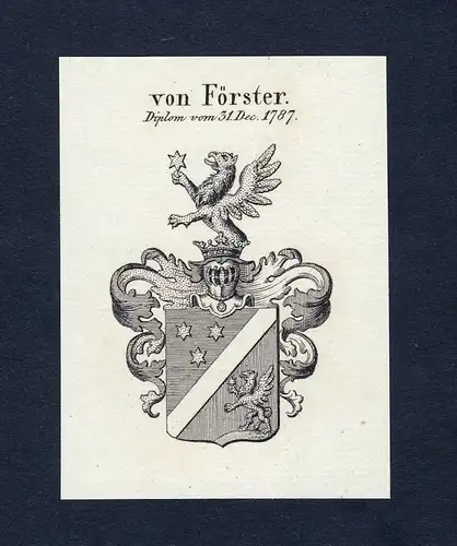 Von Förster - Förster Wappen Adel coat of arms heraldry Heraldik