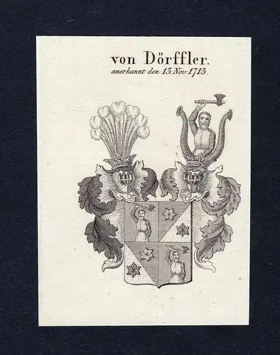 Von Dörffler - Dörffler Wappen Adel coat of arms heraldry Heraldik