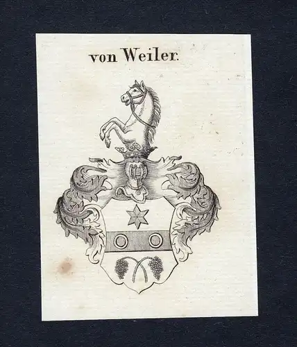 Von Weiler - Weiler Wappen Adel coat of arms heraldry Heraldik
