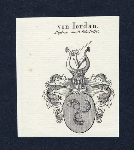 Von Iordan - Iordan Wappen Adel coat of arms heraldry Heraldik
