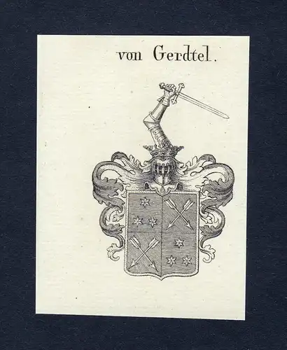 Von Gerdtel - Gerdtel Wappen Adel coat of arms heraldry Heraldik