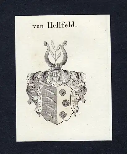 Von Hellfeld - Hellfeld Wappen Adel coat of arms heraldry Heraldik