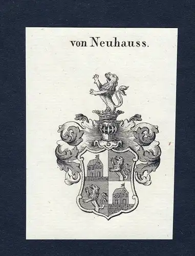 Von Neuhauss - Neuhauss Wappen Adel coat of arms heraldry Heraldik