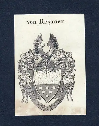 Von Reynier - Reynier Wappen Adel coat of arms heraldry Heraldik