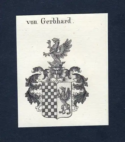 Von Gerbhard - Gerbhard Wappen Adel coat of arms heraldry Heraldik
