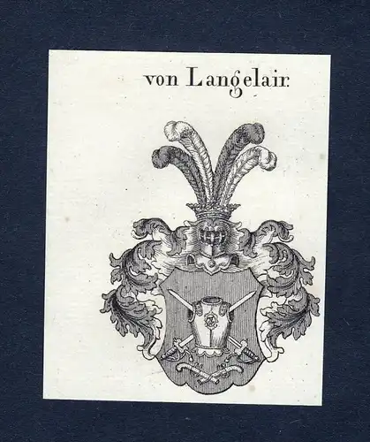 Von Langelair - Langelair Wappen Adel coat of arms heraldry Heraldik
