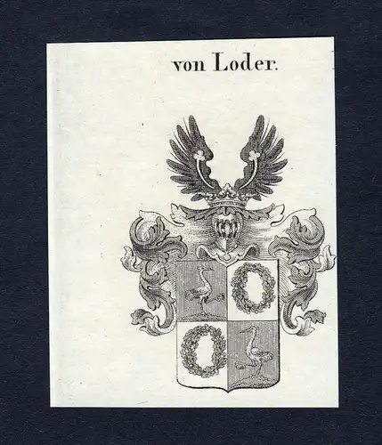Von Loder - Loder Wappen Adel coat of arms heraldry Heraldik