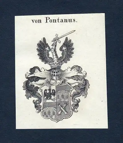 Von Pontanus - Pontanus Wappen Adel coat of arms heraldry Heraldik