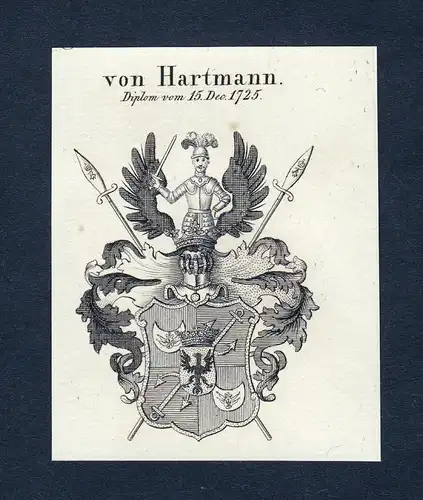 Von Hartmann - Hartmann Wappen Adel coat of arms heraldry Heraldik