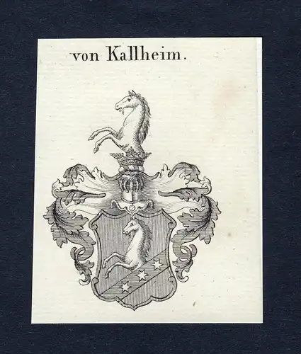 Von Kallheim - Kallheim Wappen Adel coat of arms heraldry Heraldik