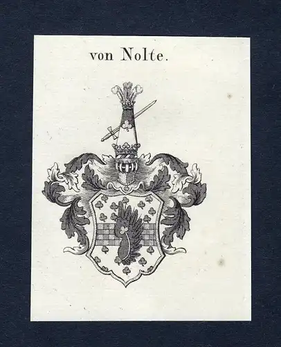 Von Nolte - Nolte Wappen Adel coat of arms heraldry Heraldik