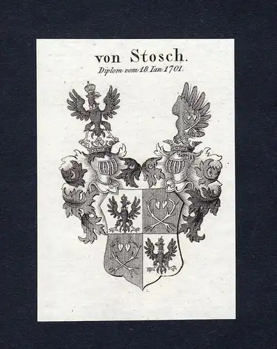 Von Stosch - Stosch Wappen Adel coat of arms heraldry Heraldik