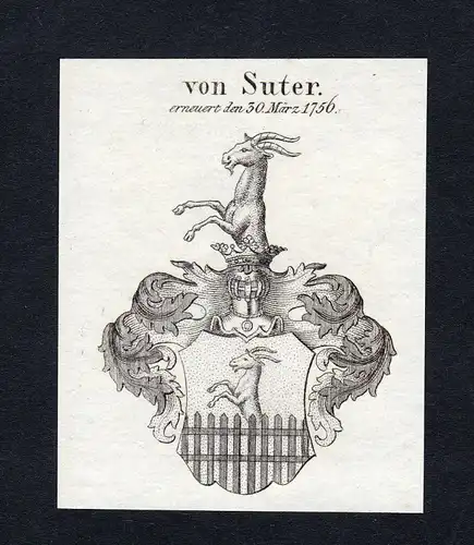 Von Suter - Suter Wappen Adel coat of arms heraldry Heraldik