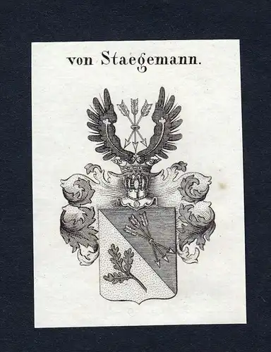 Von Staegemann - Staegemann Wappen Adel coat of arms heraldry Heraldik