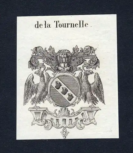 De la Tournelle - Tournelle Wappen Adel coat of arms heraldry Heraldik