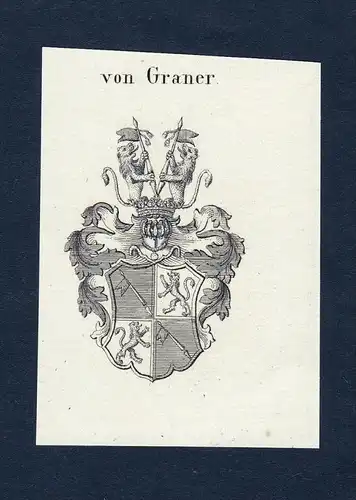 Von Graner - Graner Wappen Adel coat of arms heraldry Heraldik