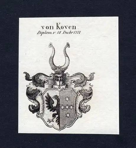 Koven - Koven Wappen Adel coat of arms heraldry Heraldik