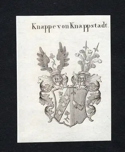 Knappe von Knappstadt - Knappe Knappstadt Wappen Adel coat of arms heraldry Heraldik