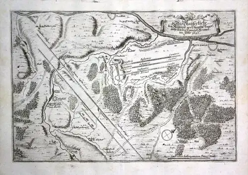 Das Kayserliche bey Heilbron verschanzte Lager nahe bey der französ. Armee im Jahr 1693 - Heilbronn Baden-Wü