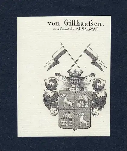 Von Grillhaufsen - Grillhaufsen Wappen Adel coat of arms heraldry Heraldik