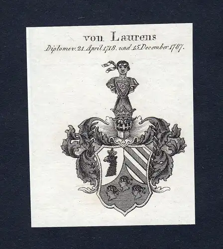 Von Laurens - Laurens Wappen Adel coat of arms heraldry Heraldik