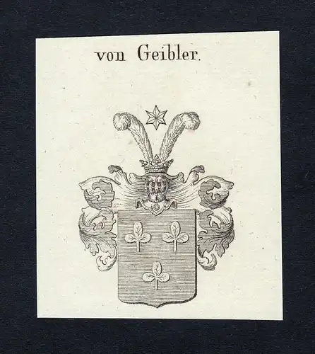 Von Geibler - Geibler Wappen Adel coat of arms heraldry Heraldik