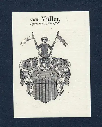 Von Müller - Müller Wappen Adel coat of arms heraldry Heraldik
