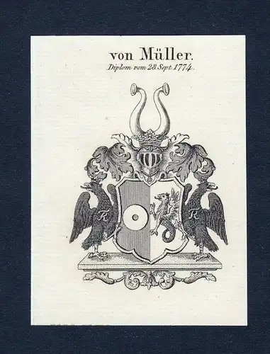 Von Müller - Müller Wappen Adel coat of arms heraldry Heraldik