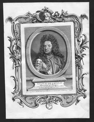 Nicolas de Catinat - Nicolas de Catinat de La Fauconnerie, seigneur de Saint-Gratien (1637-1712) marechal sold