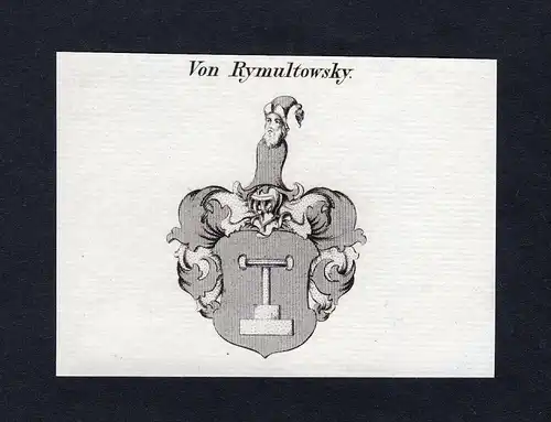 Von Rymultowsky - Rymultowsky Wappen Adel coat of arms heraldry Heraldik