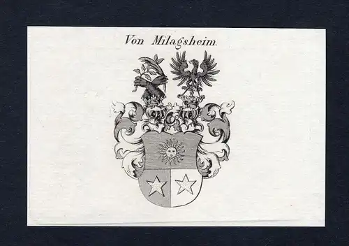 Von Milagsheim - Milagsheim Wappen Adel coat of arms heraldry Heraldik